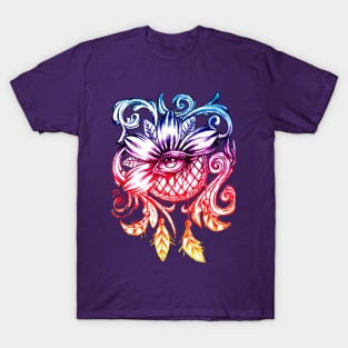 Dream Catcher Eye Flower T-Shirt